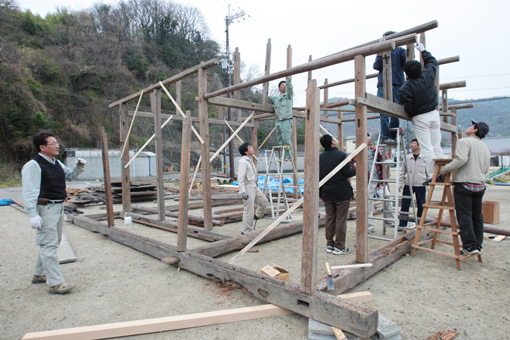 60年ぶりに蔵から出された船だんじり