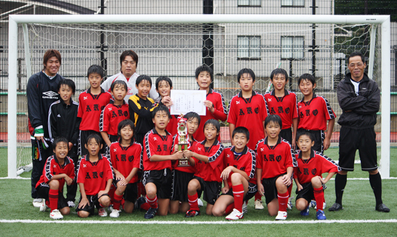 チーム創設１８年目で初めて西播磨予選を制した赤穂サッカースポーツ少年団