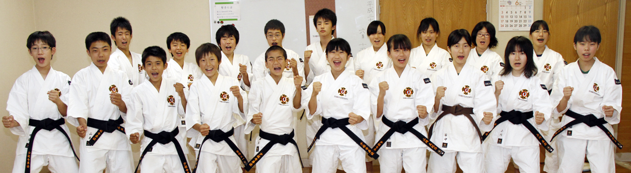 全国中学生少林寺拳法大会に６年連続で出場する赤穂スポーツ少年団