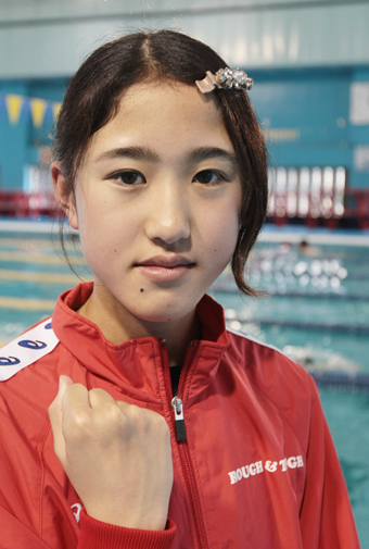 全国ＪＯＣ水泳のエントリーを６季連続に伸ばした前田美玖選手