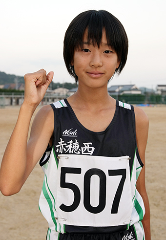 ジュニアオリンピック陸上での活躍が期待される小林朝さん