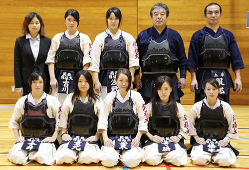 ２年連続６度目の全国大会出場を決めた関西福祉大学剣道部女子