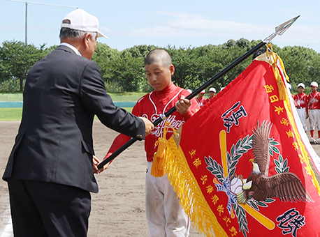 赤穂で初開催された西日本学童軟式野球大会兵庫県予選の表彰式