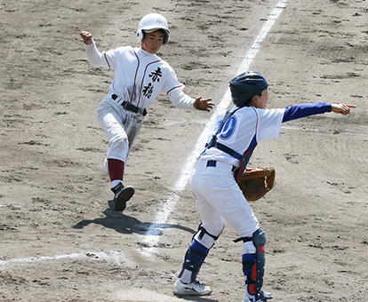 熱戦を繰り広げた第３回赤穂市長旗少年野球大会