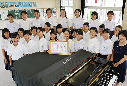 県合唱コンクール金賞で関西大会に１８年ぶり出場を決めた赤穂東中学校音楽部