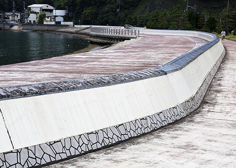 「兵庫県高潮対策１０箇年計画」で整備対象の一つとなった坂越港のふるさと海岸