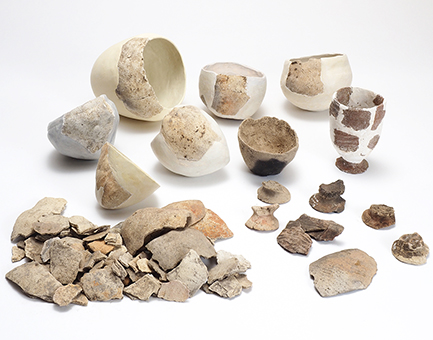 堂山遺跡で出土した弥生時代末期〜奈良時代の製塩土器