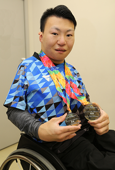 全日本パラ卓球選手権で２年連続２冠の北川雄一朗さん