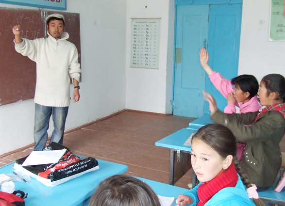 伊藤さんが見学した日本人隊員の授業