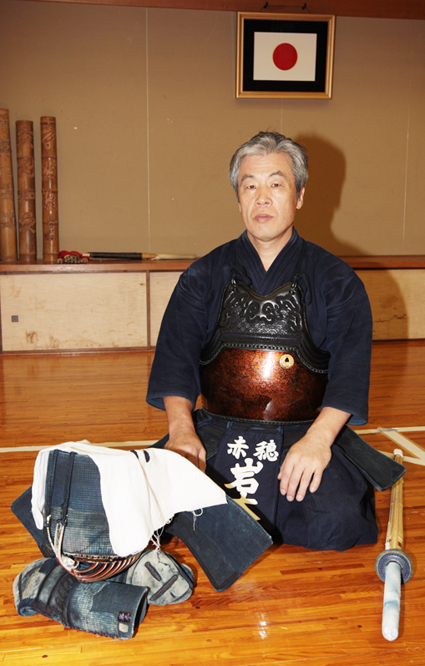 「赤穂の剣道をもっと盛り上げたい」と語る赤穂剣道連盟の岩本和也会長
