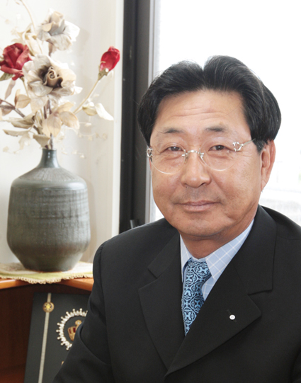 赤穂ロータリークラブ新会長の藤田隆夫氏