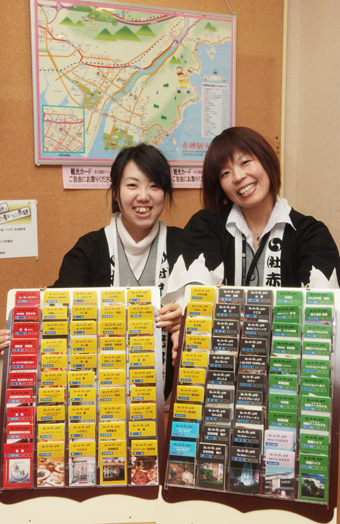 新たに発行された観光PRカード