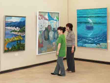 22日から24日まで市文化会館で開催の赤穂美術協会展