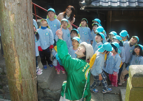 自然を身近に感じた宝珠山探検