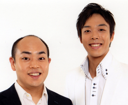 市民病院祭で漫才を披露する「ギャロップ」