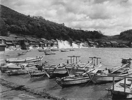 防潮堤がなかった56年前の台風写真=城尾豊さん提供