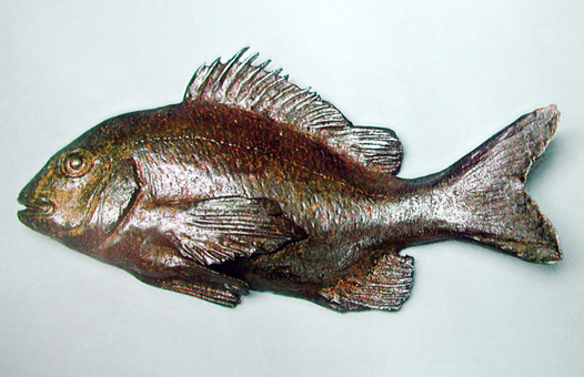 瀬戸内想彫会展の展示作品の一つ