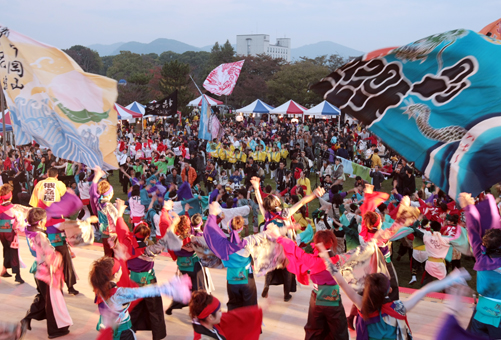 過去最多の人出で盛大に開催された「第7回赤穂でえしょん祭り」