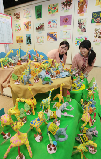 子どもたちの作品が見ていて楽しい「いきいき・のびのびミュージアム」