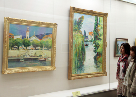 田淵記念館で開催中の「郷土ゆかりの画家たち」展