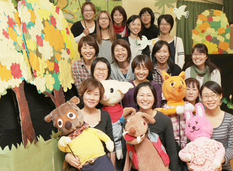 御崎幼稚園人形劇サークル「ひまわり」のみなさん