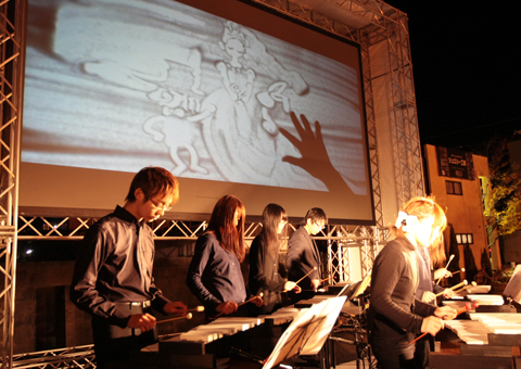 「塩琴」の音色と映像がコラボした「ソルトアニメーション」