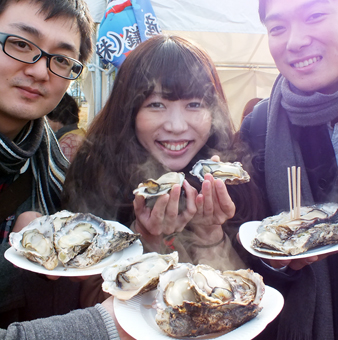 旬の美味しさが来場者に喜ばれた「赤穂かきまつり」