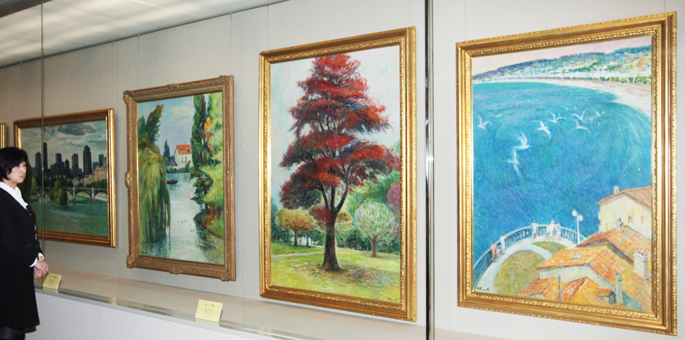 田淵記念館で開催中の「藤本東一良展」