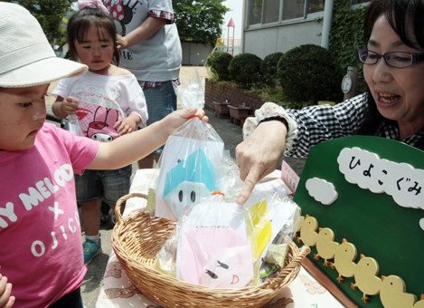 幼稚園を体験した未就園児学級
