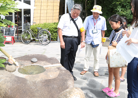 歴史スポットを巡ったウオークラリー