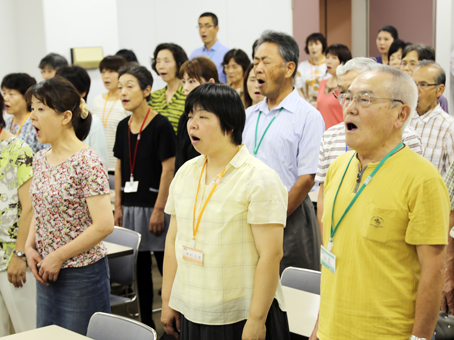 12月の演奏会へ向けて練習をスタートした「ハーモニー第九合唱団」