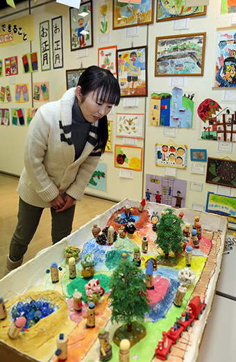 創意工夫がうかがえる「ふれあい作品展」