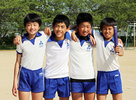 兵庫リレーカーニバルで決勝を走った御崎男子チーム