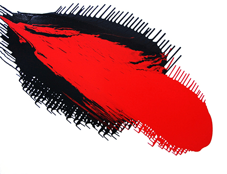 澤田隆司さん作「赤と黒」