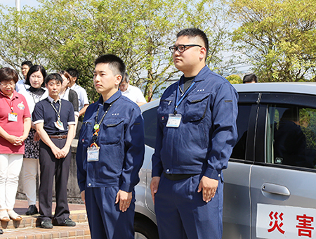 避難所支援のため益城町へ派遣された市職員