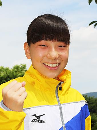 全国JOC水泳へうれしい初出場を決めた舩本愛子さん