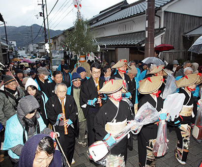 3年前の曳きとんど