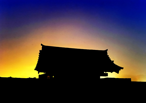 テーマ作品の一つ「残照」