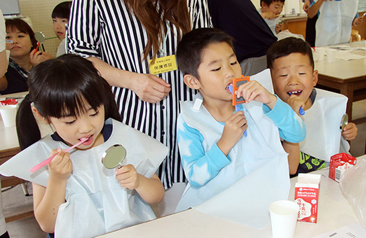正しい歯磨きを教わったブラッシング指導