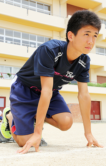 「ベストの走りをしたい」と調整に余念のない山本秀君