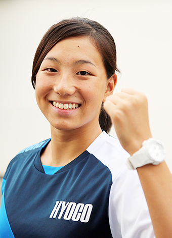 国体での活躍を誓う舩本愛子さん