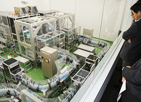 市内企業の新設備を見学した研修会