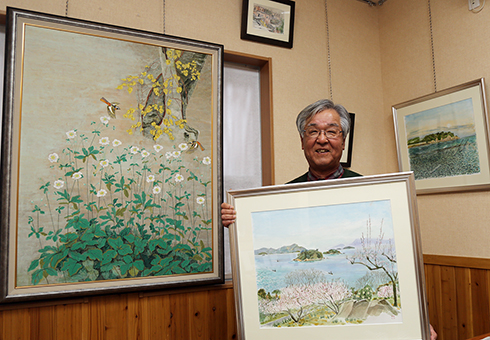 作品展を開催している橋本正史さん