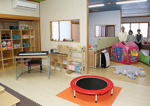 市内5カ所目の放課後等デイサービスとして開所した「きっと・もっと・みらい」