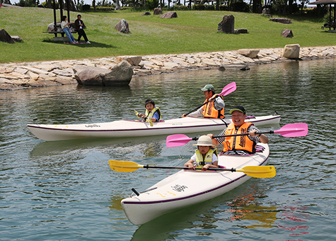 初心者も楽しめた親子カヤック体験教室