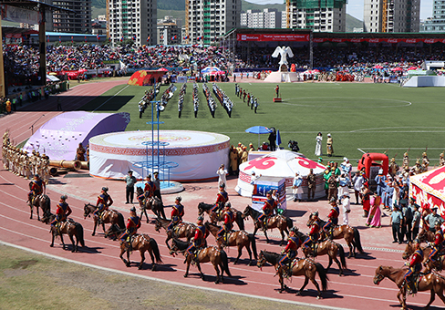 モンゴルの国民的祭典「ナーダム」