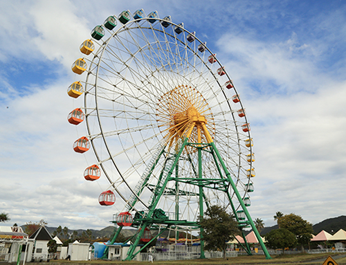 来年1月10日での運転終了が発表された赤穂海浜公園の大観覧車