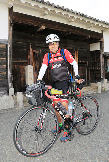 還暦記念に東京から赤穂まで自転車走破を達成した長棟幸生さん
