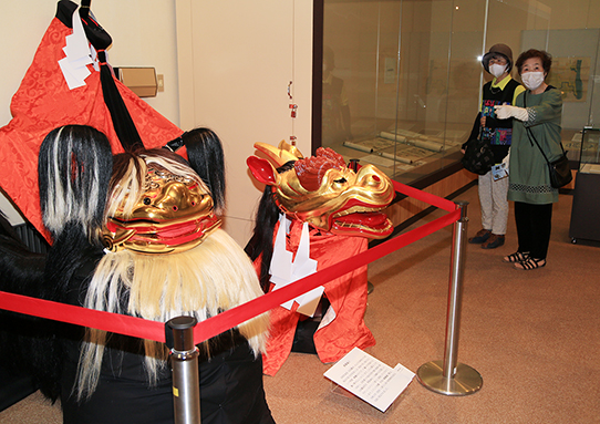 赤穂市立歴史博物館で開催中のキャラバン展