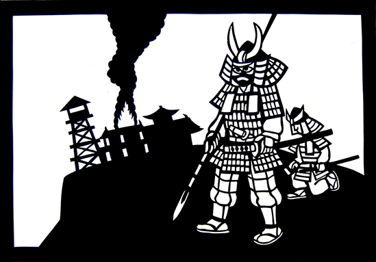 切り絵・村杉創夢